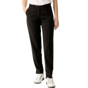 Daily Sports Black Straight-Leg Track Pants